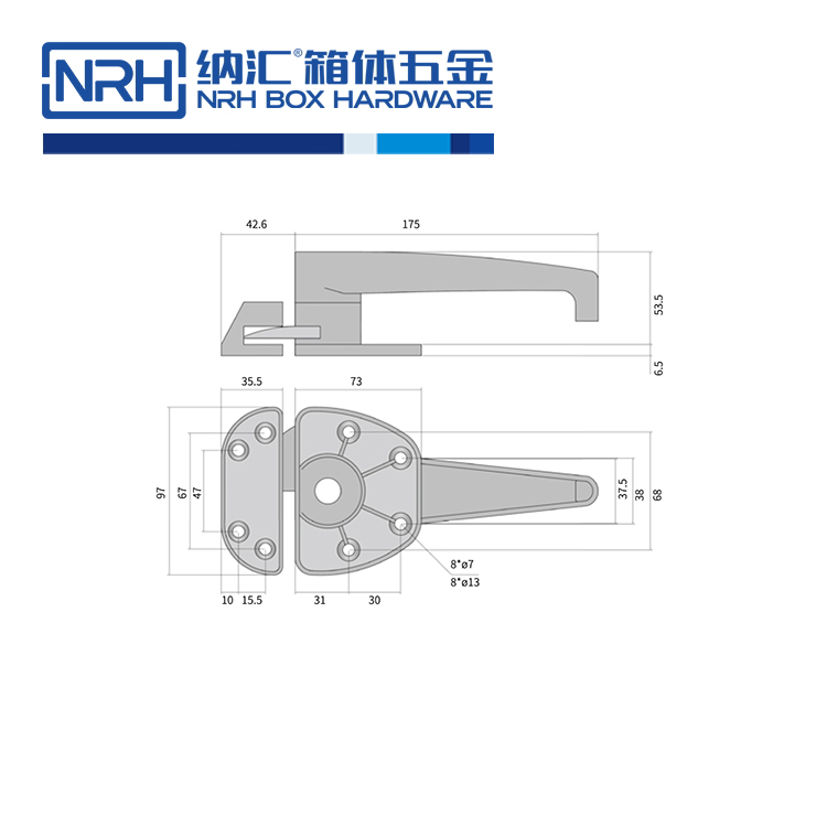 不鏽鋼烤箱門鎖一色桃子在线观看视频冰櫃把手鎖扣5755